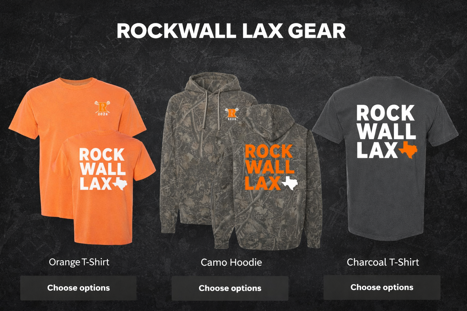 ROCKWALL LACROSSE SPRING '26 MERCH STORE