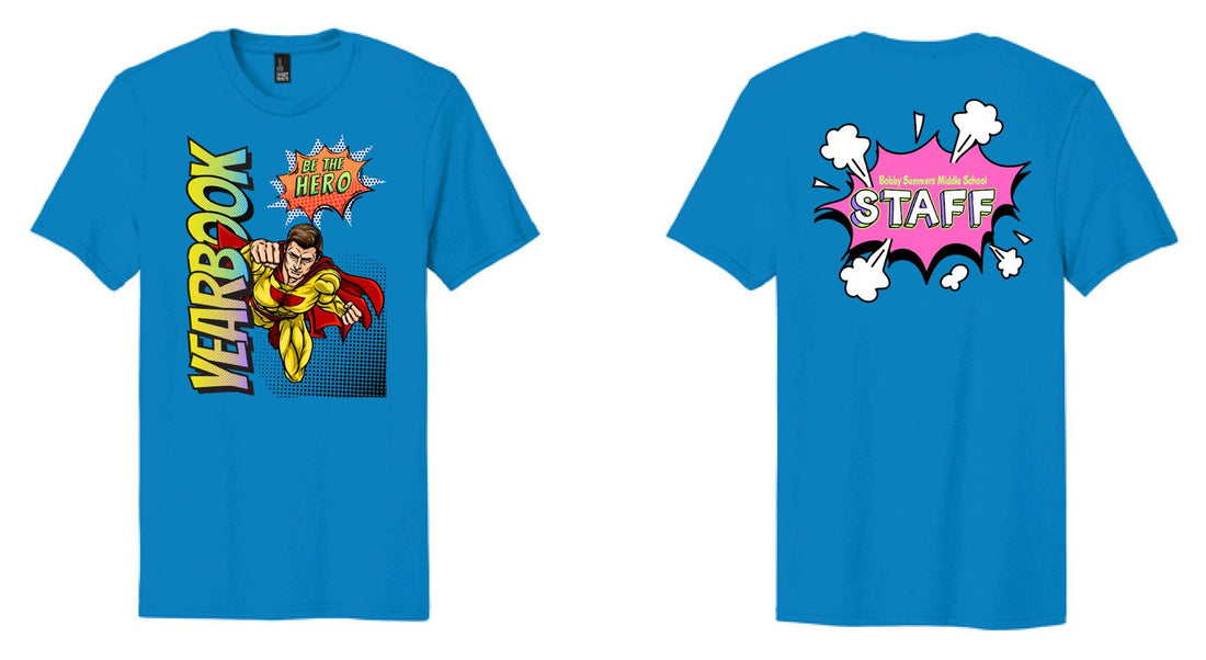 Staff Bobby Summers Middle School Staff Yearbook T-Shirt