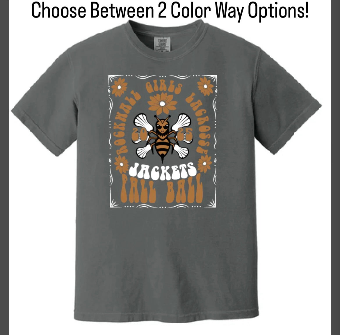FALL BALL 2025 FESTIVAL TEE | Rockwall Girl's LAX Comfort Colors T Shirt