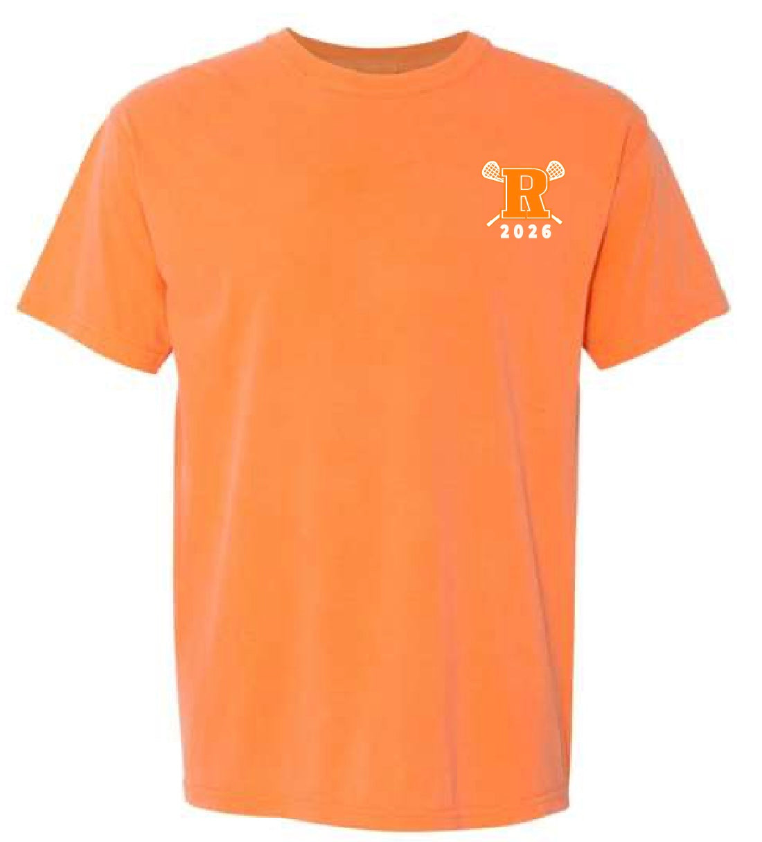 Rockwall LAX | Comfort Colors Short Sleeve (Melon)