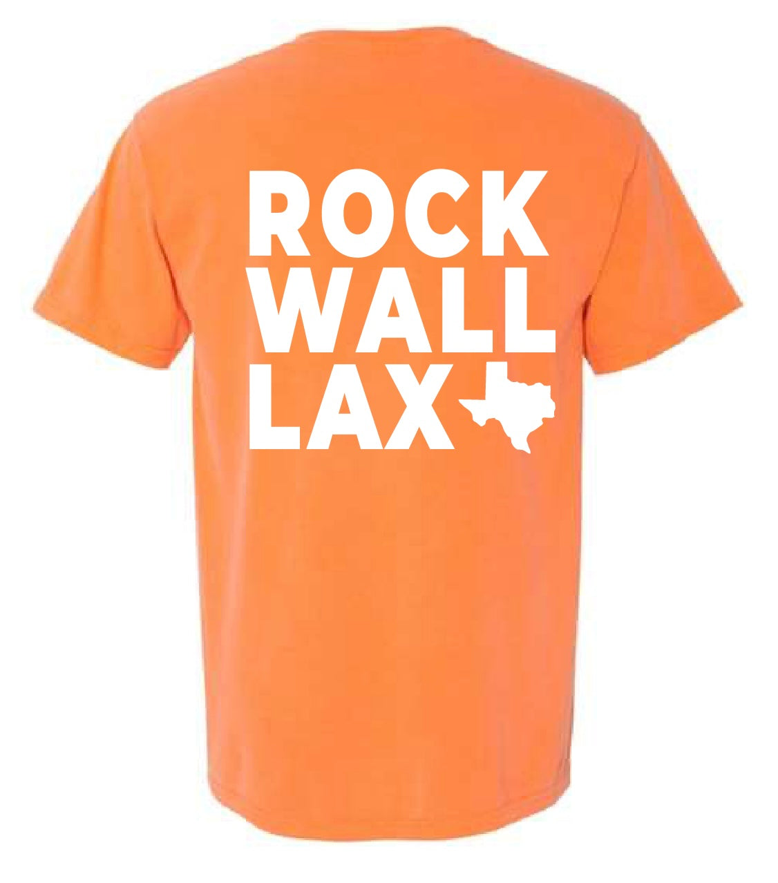 Rockwall LAX | Comfort Colors Short Sleeve (Melon)