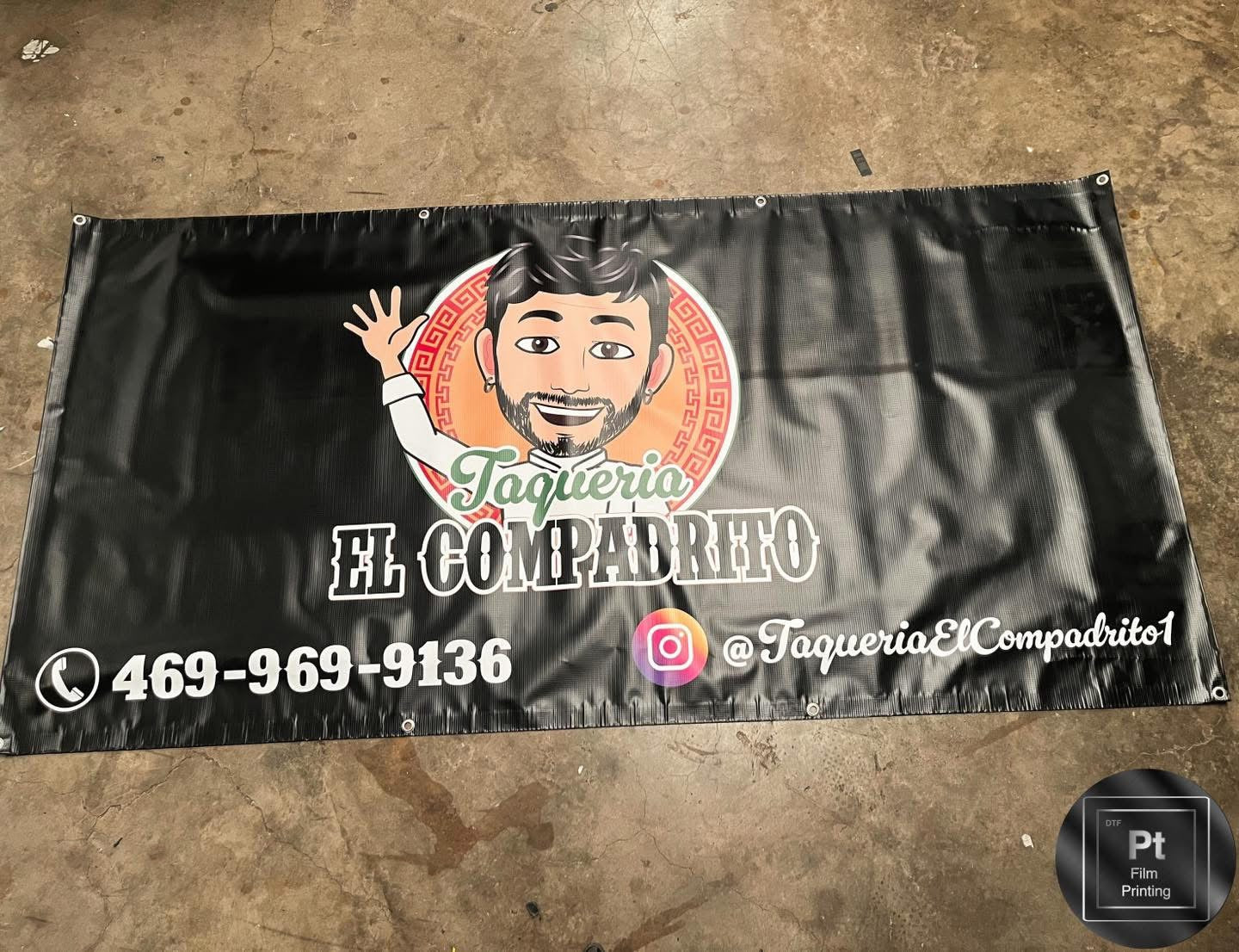 Custom Vinyl Banners by the SQ FT