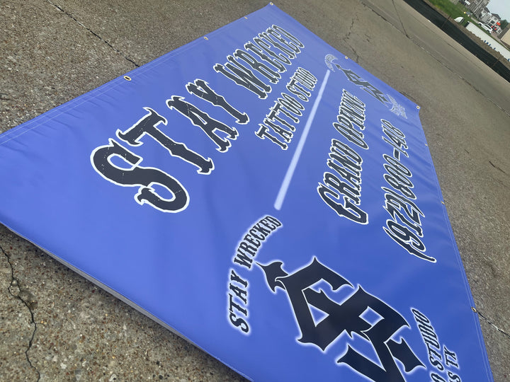 Custom Vinyl Banners by the SQ FT