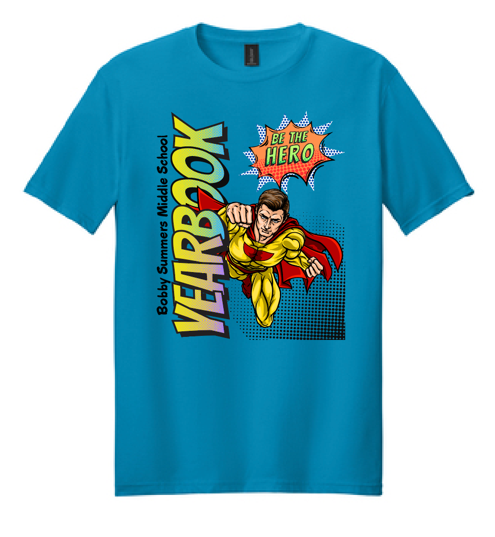 Staff Bobby Summers Middle School Staff Yearbook T-Shirt