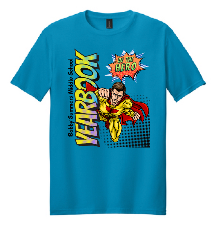Staff Bobby Summers Middle School Staff Yearbook T-Shirt
