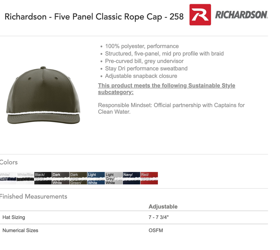 TEXANS | Embroidered Richardson Rope Cap