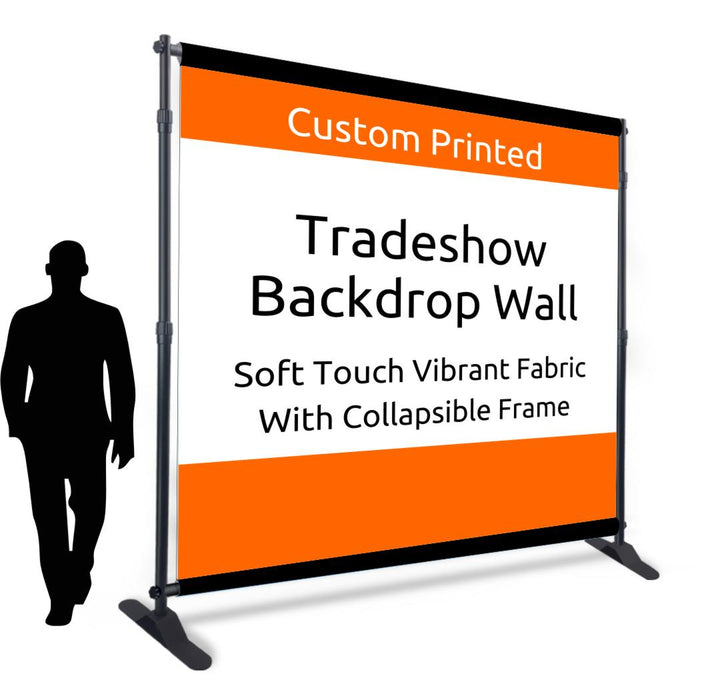 TRADE SHOWS  | BACKDROP GRAPHIC W/ STAND BUNDLE